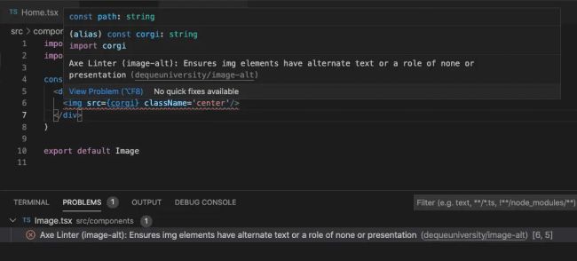 Demonstração sem texto alterrnativo